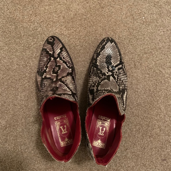 PRICE FIRM!! Snakeskin booties - Picture 5 of 5